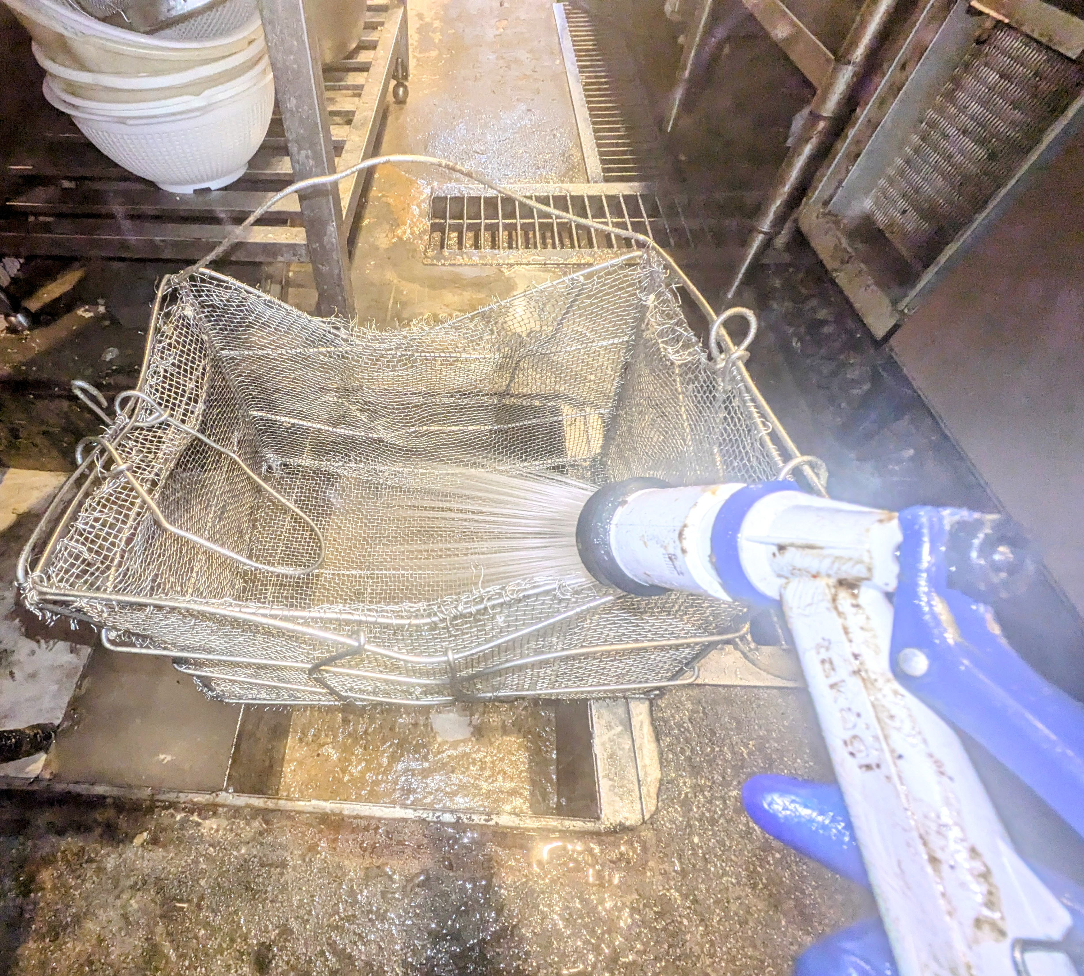 大阪十三・創作焼肉店舗、厨房配管清掃・施工例！ | 兵庫県神戸市
