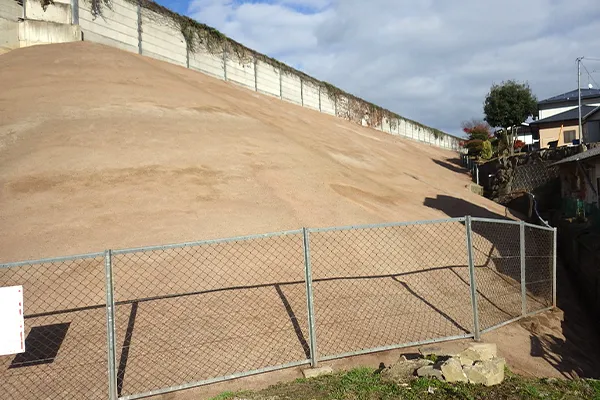 防草工事吹付工