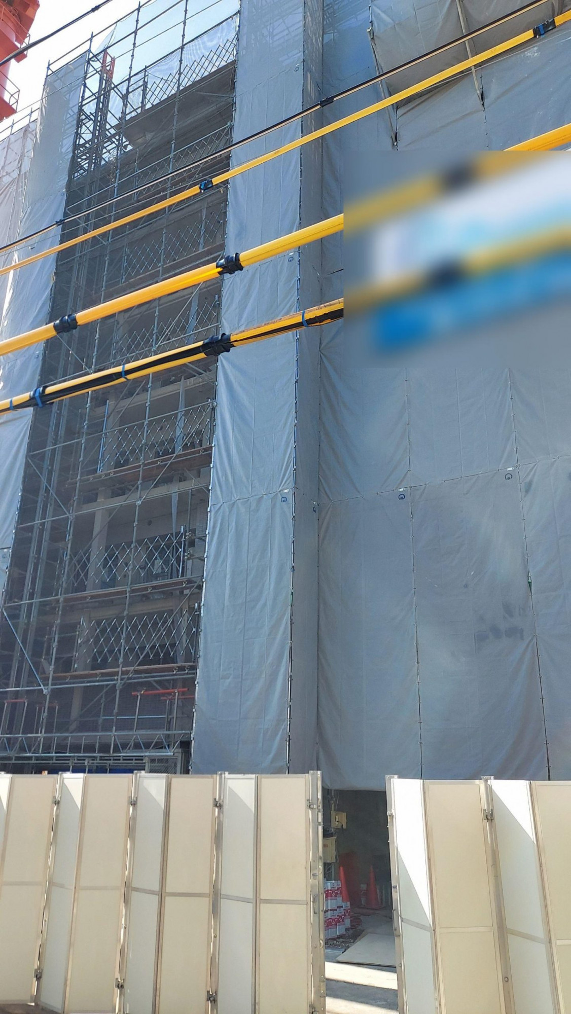東九条　7F建てマンション　左官工事