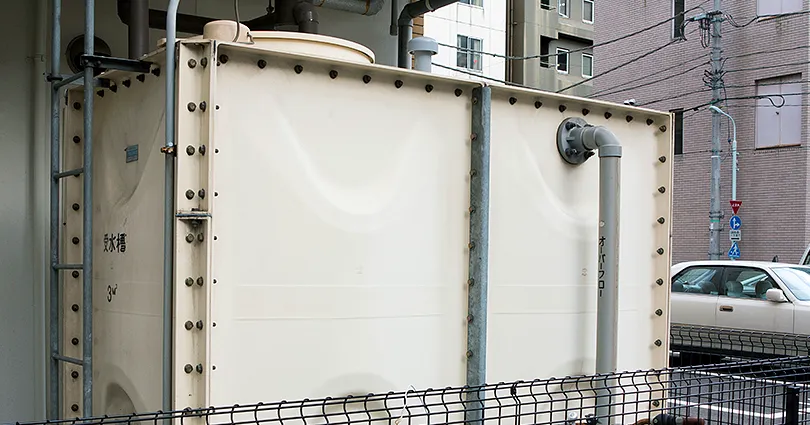 受水槽清掃やろ過材洗浄など、水処理設備工事に関する