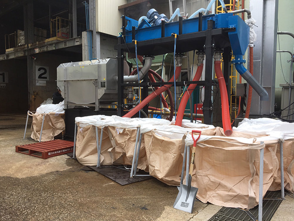 ろ過材洗浄工事