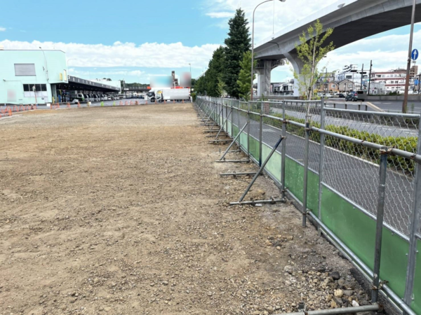 整地・バリケード設置