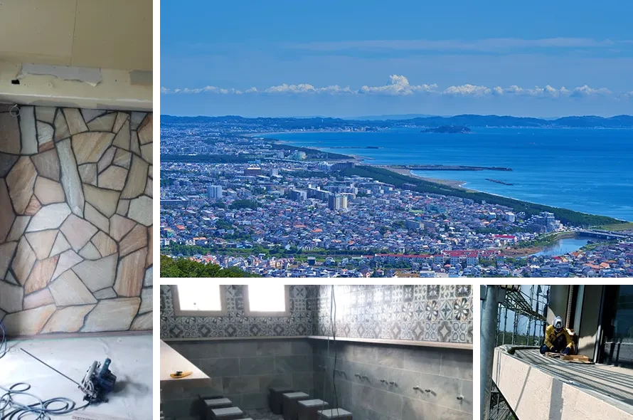 神奈川県平塚市で30年。確かな技術と信頼で選ばれる、タイル張り工事業者です。