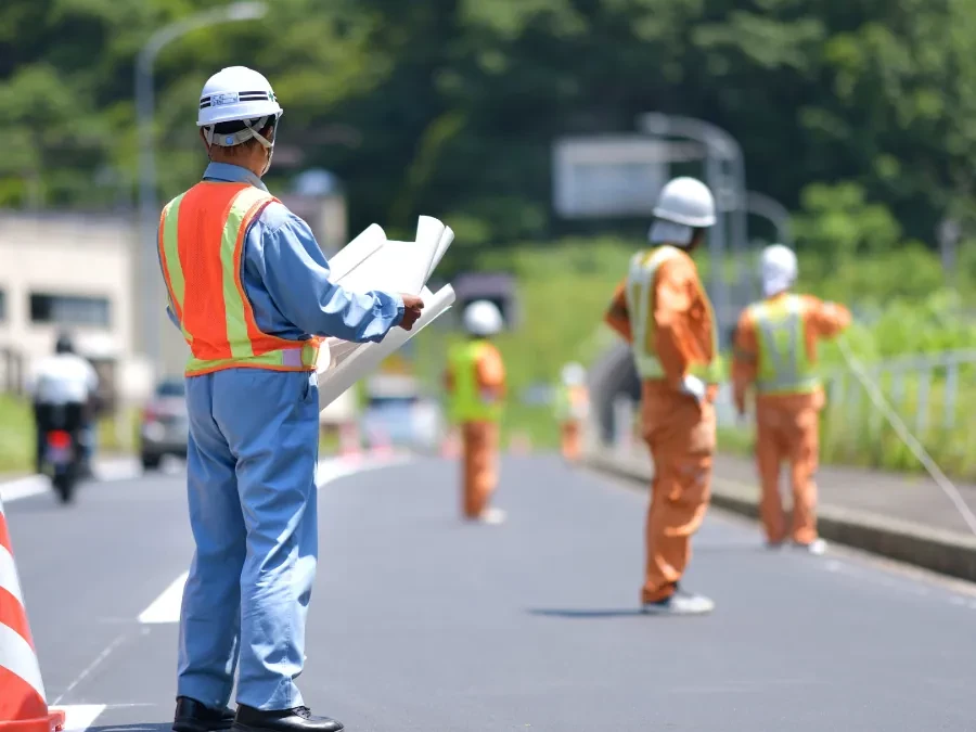 土木工事の現場