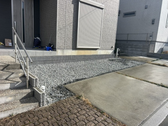 駐車場スペース拡張工事　神戸市北区