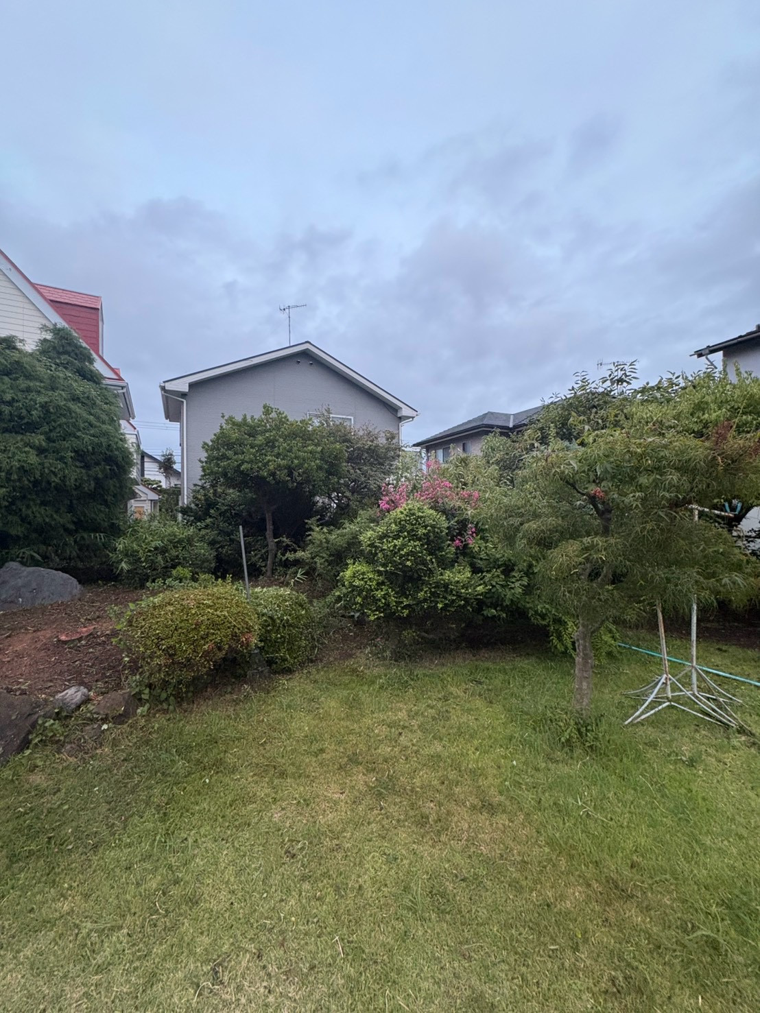 平塚市T様邸の植木伐採、除草を行いました。