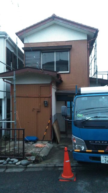 横浜市内解体現場