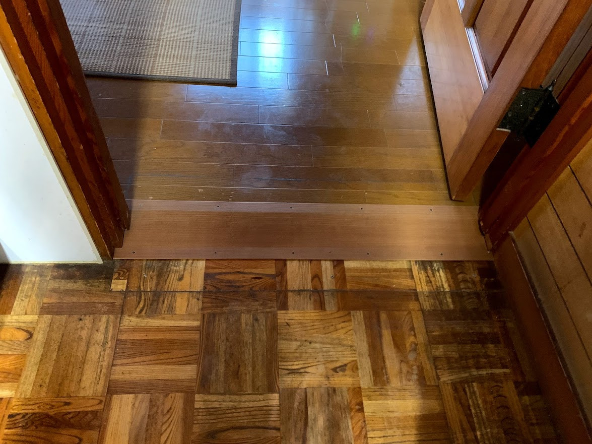 敷居のバリアフリー改修