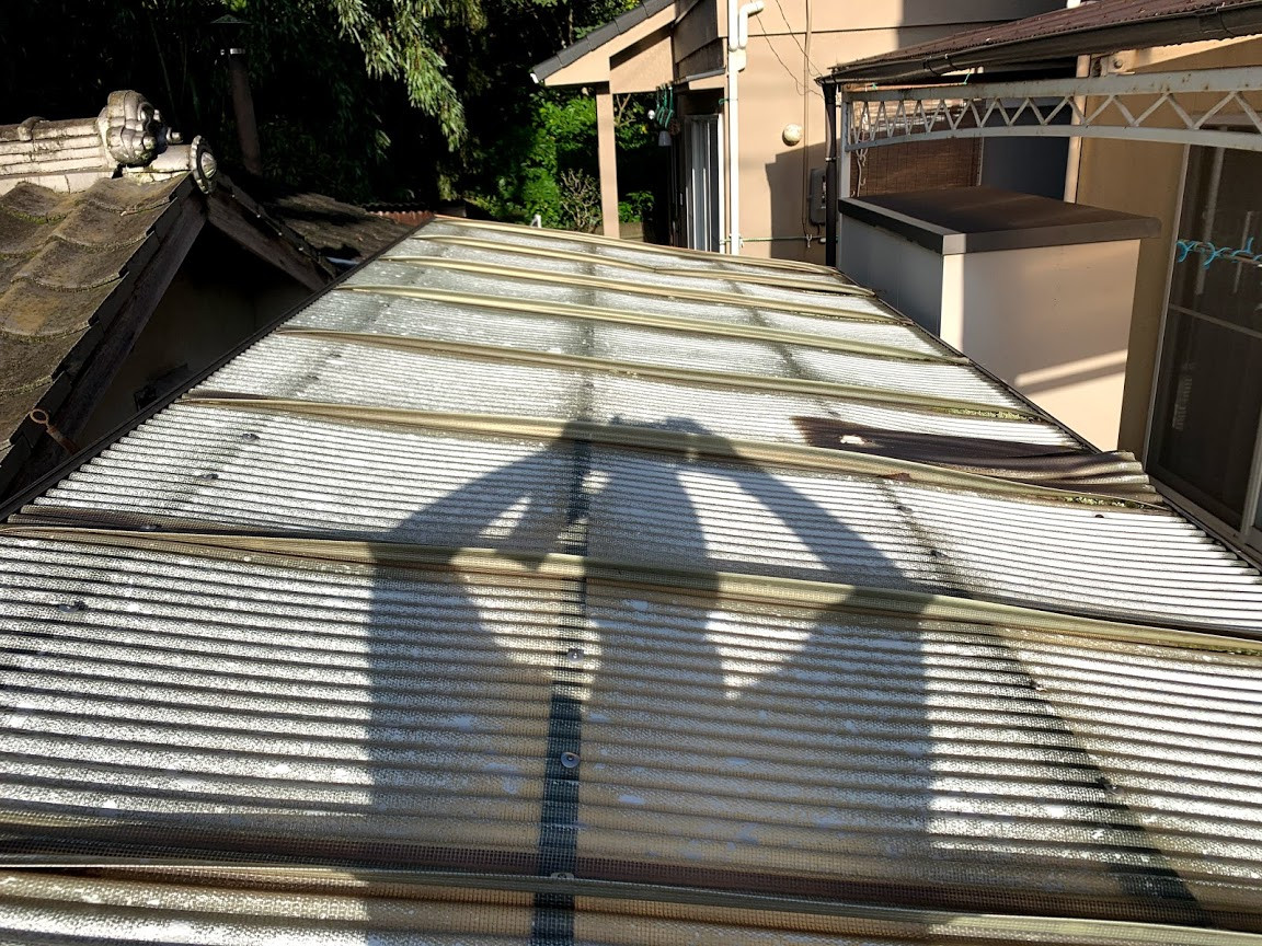 着工前　カーポート