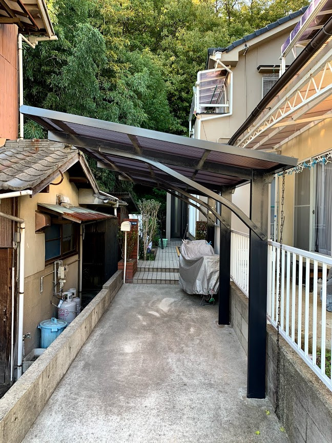 完成後　カーポート