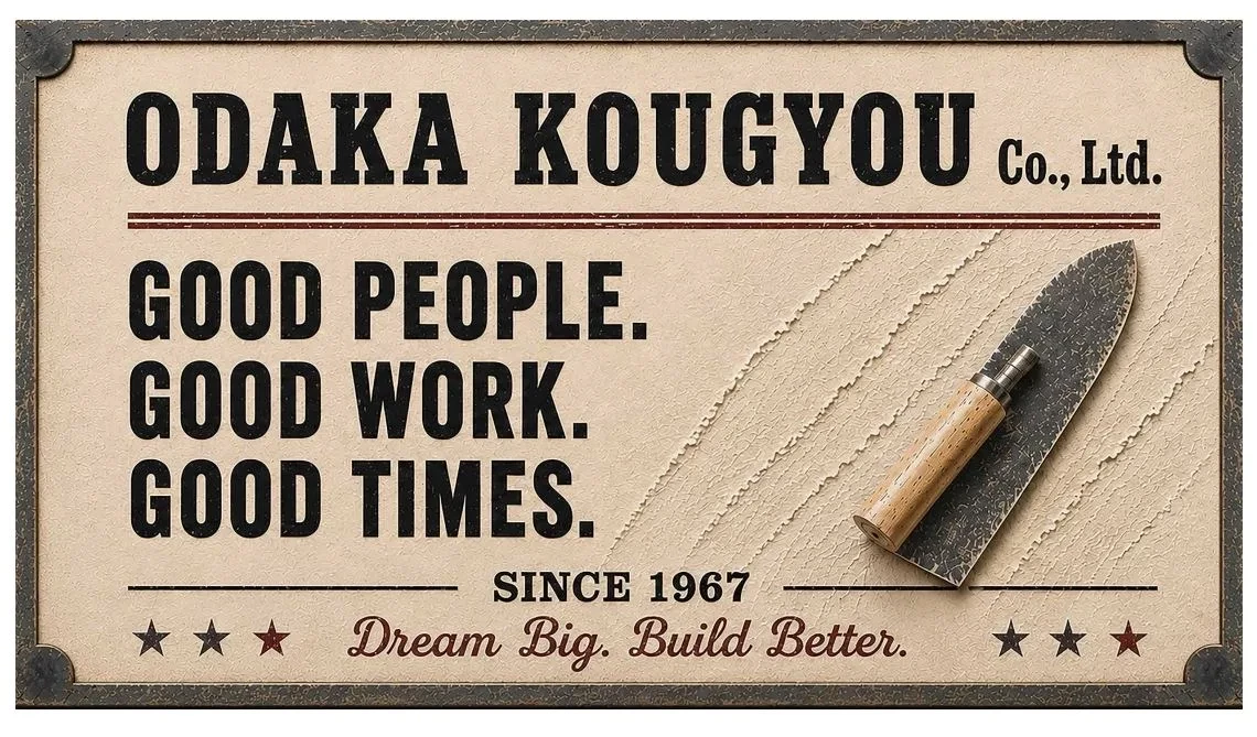 ODAKA KOGYOU Co.,Ltd. — GOOD PEOPLE. GOOD WORK. GOOD TIMES.