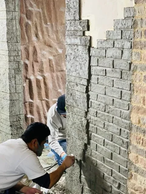現場の作業