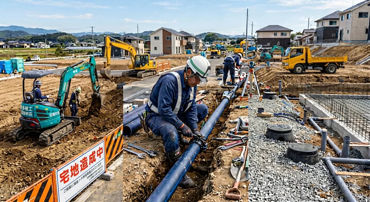 土木・宅地造成・管工事の現場