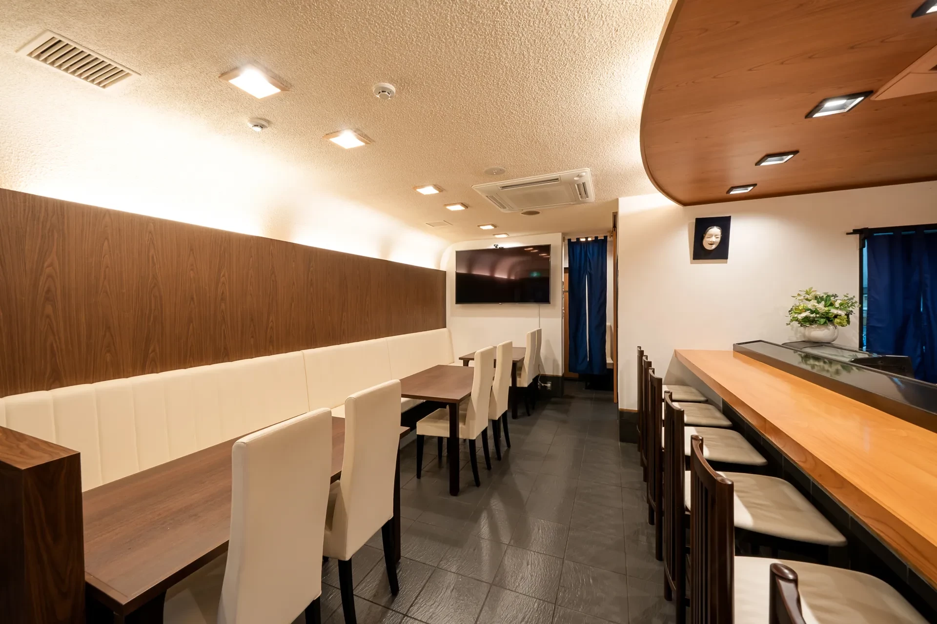 店舗の内装工事の仕上がり