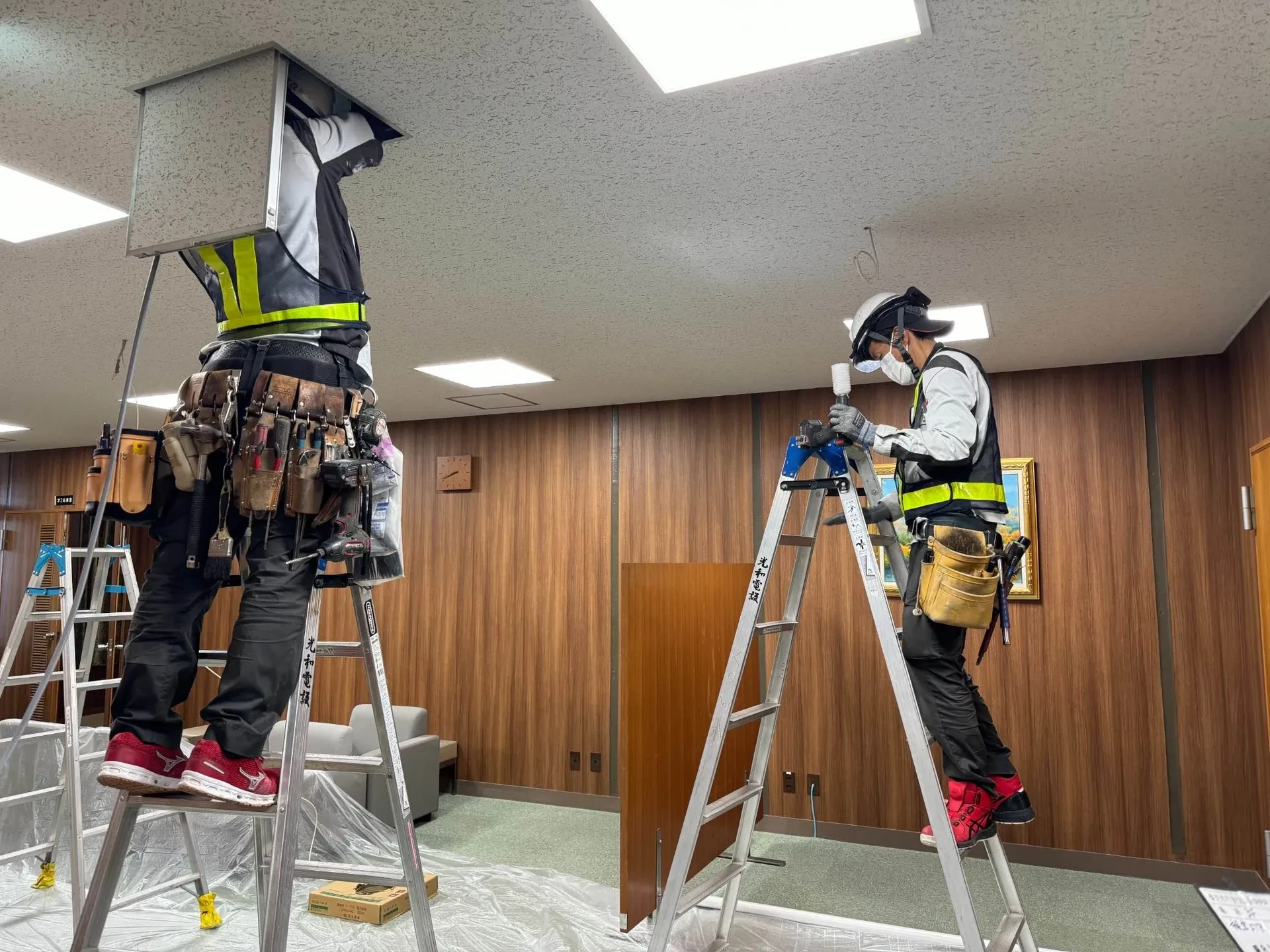 市役所の現場写真