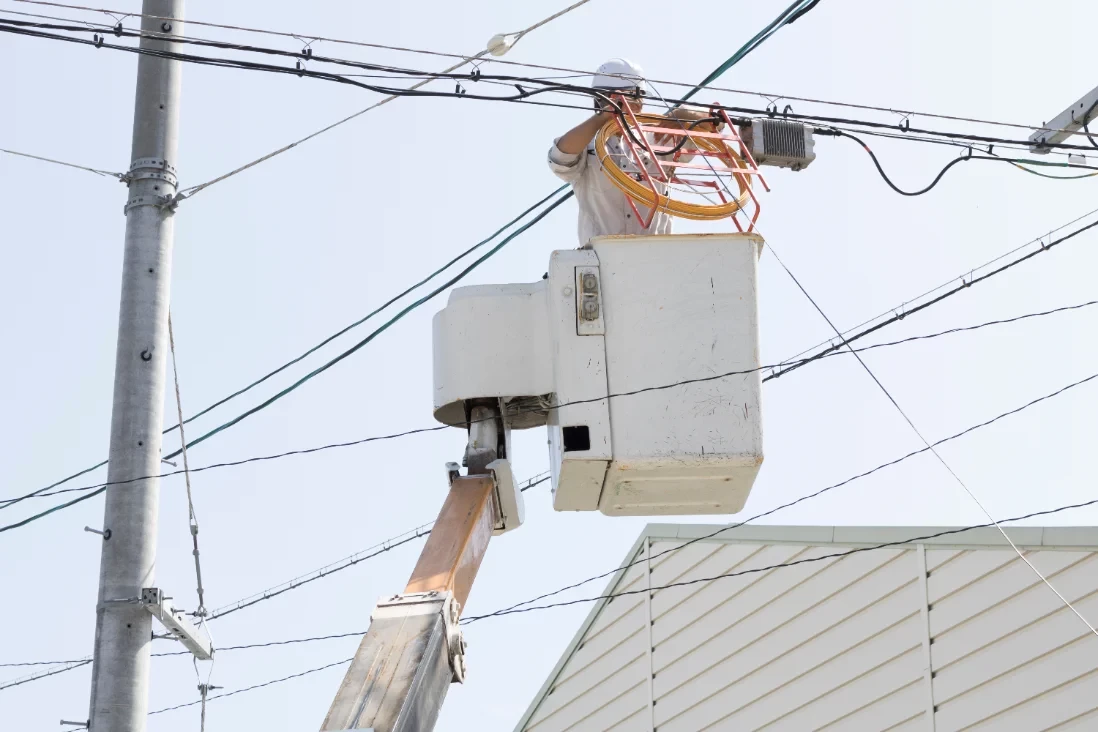 電気通信工事の写真