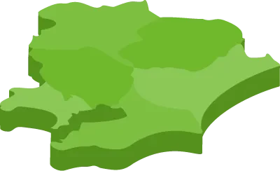 対応エリアの地図