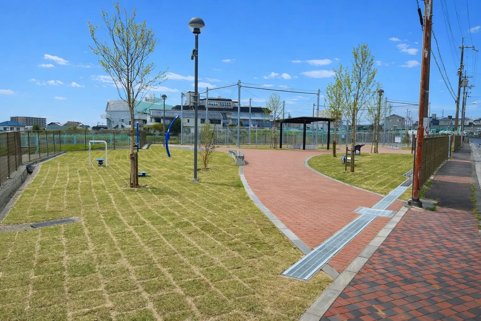 コトブキ造園土木が手がけた公園整備工事の現場