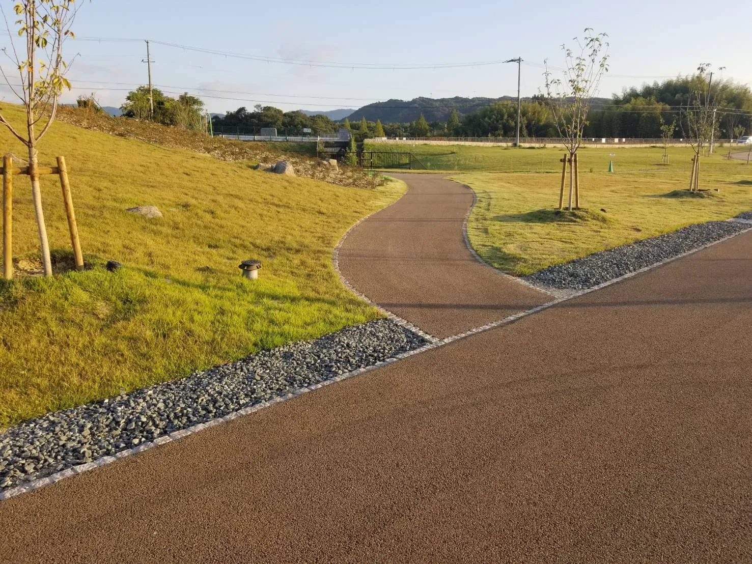 整備が完了した公園