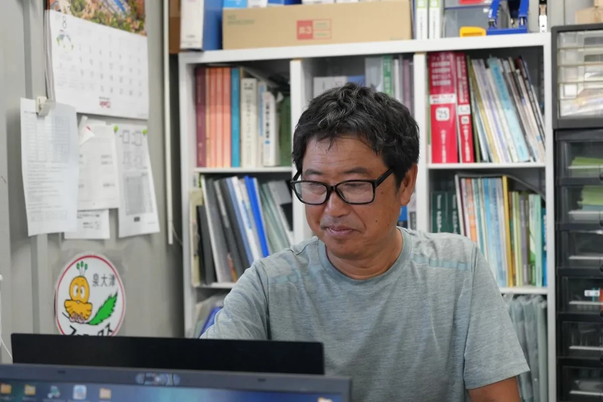 先輩と後輩のやりとり