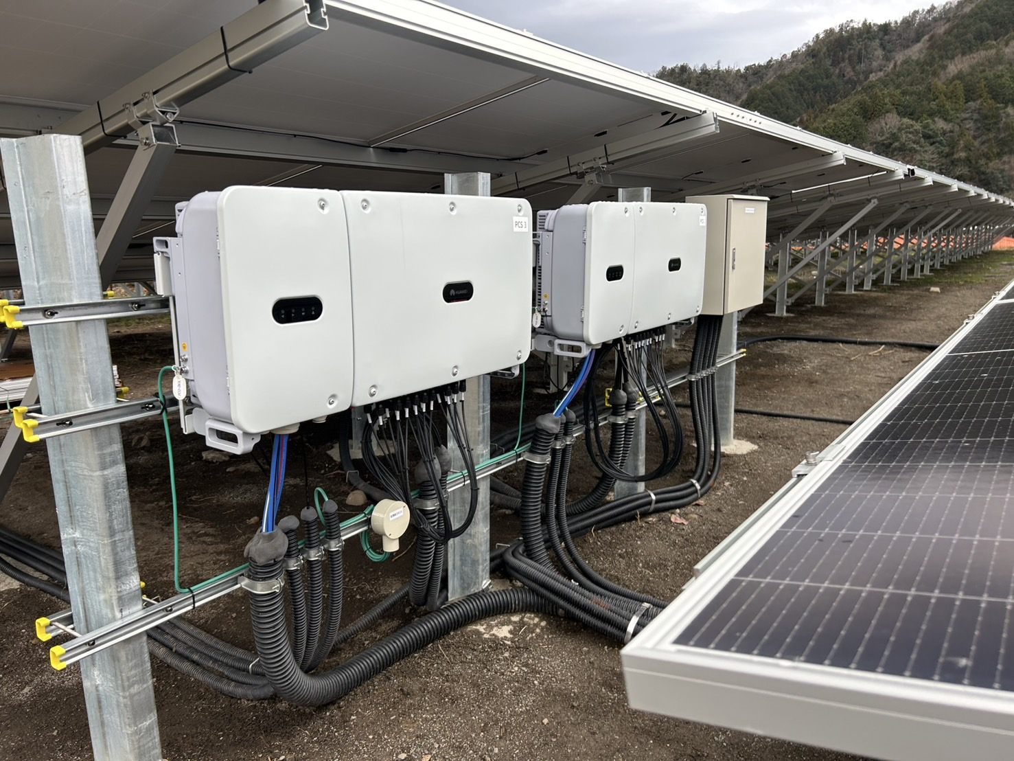 岐阜県 太陽光発電所 新設工事・電気設備工事