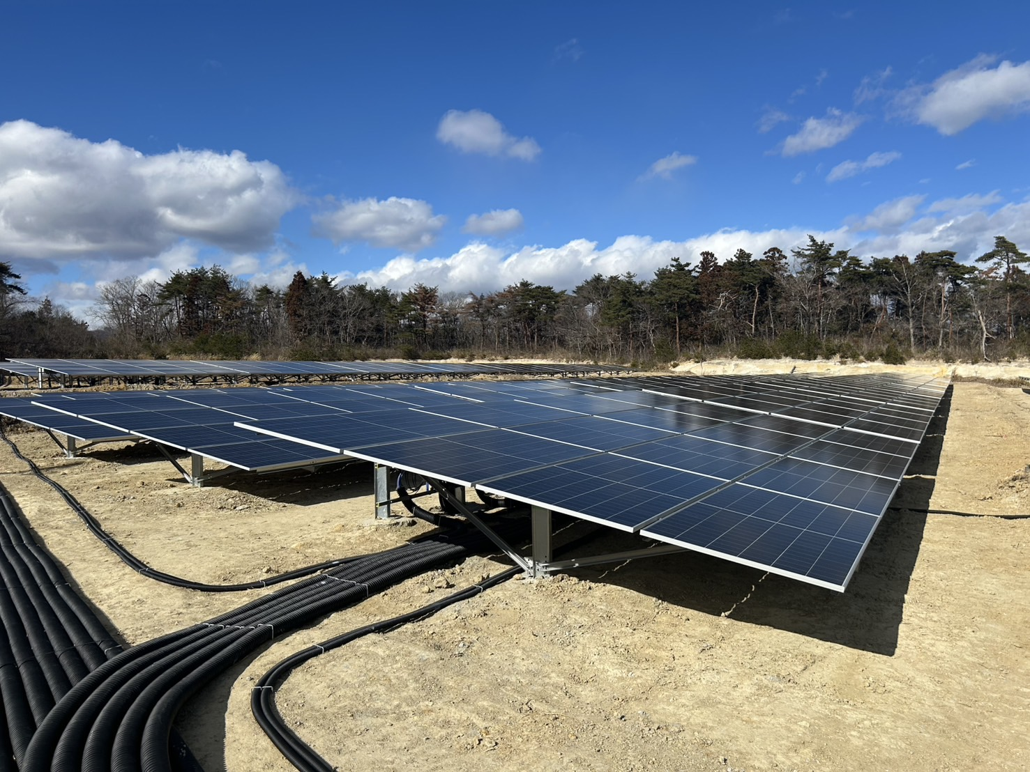 福島県 太陽光発電所 電気設備工事