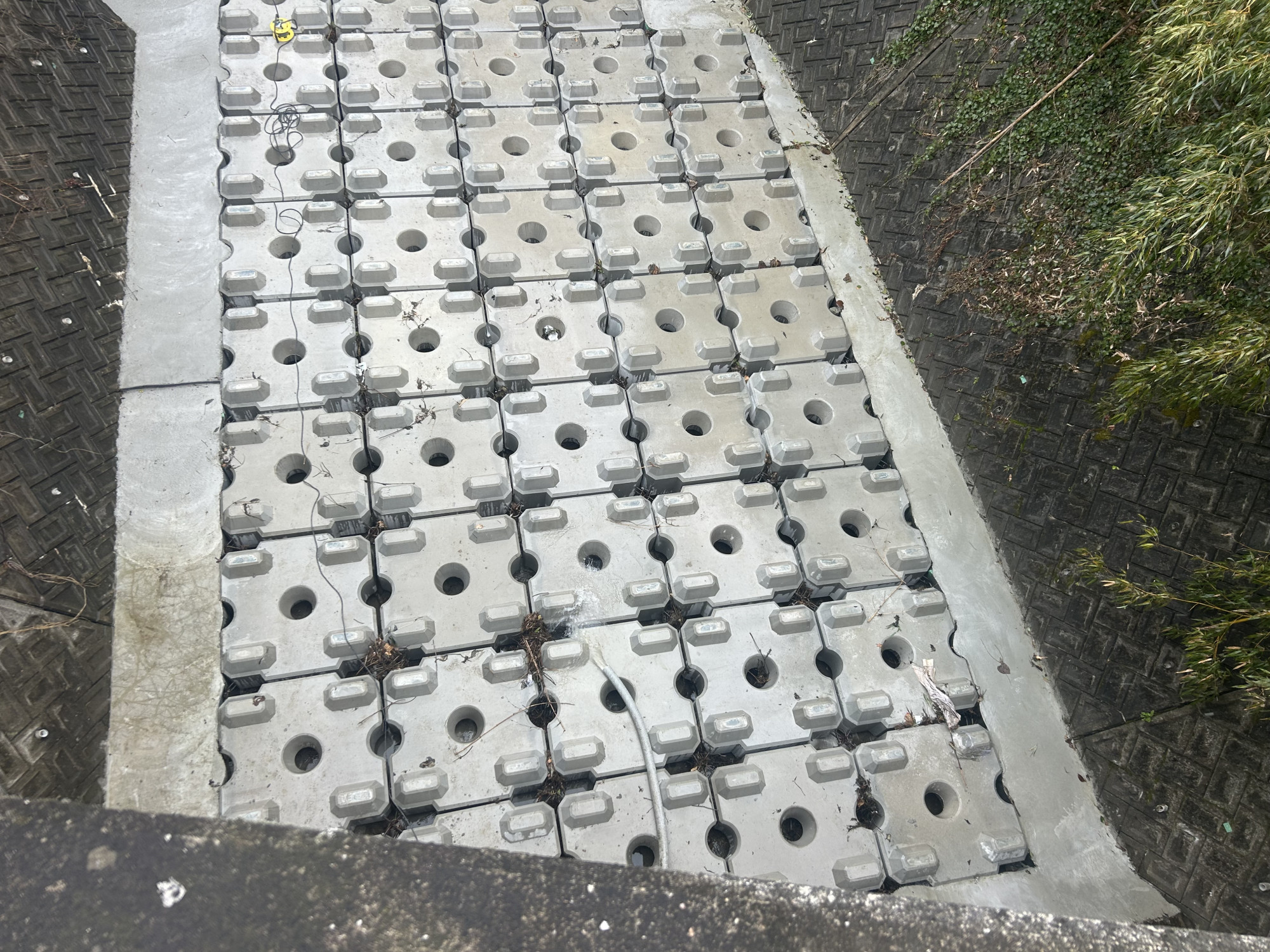 一級河川東除川河床低下対策工事
