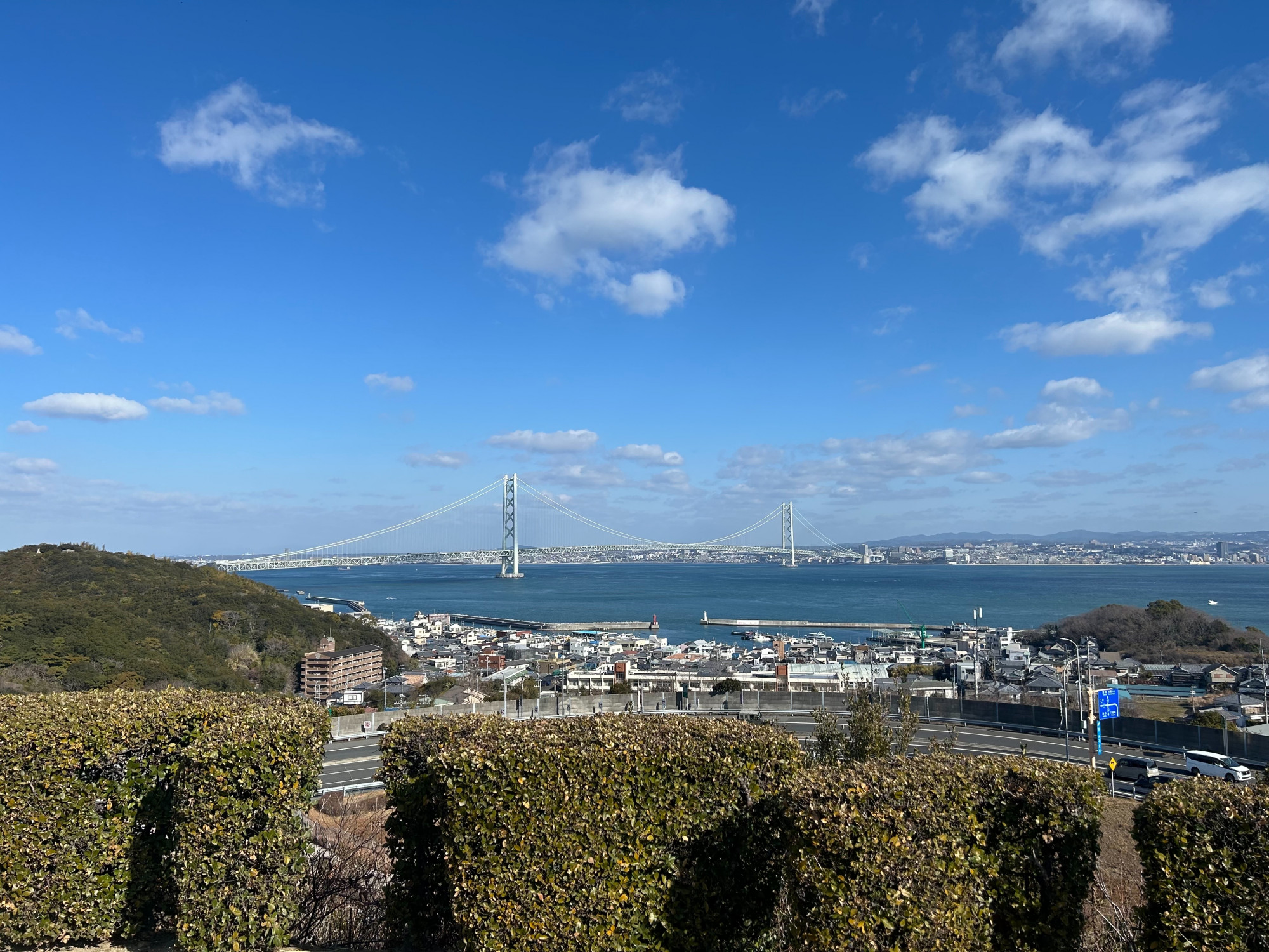 明石海峡大橋を越えて、徳島へ。