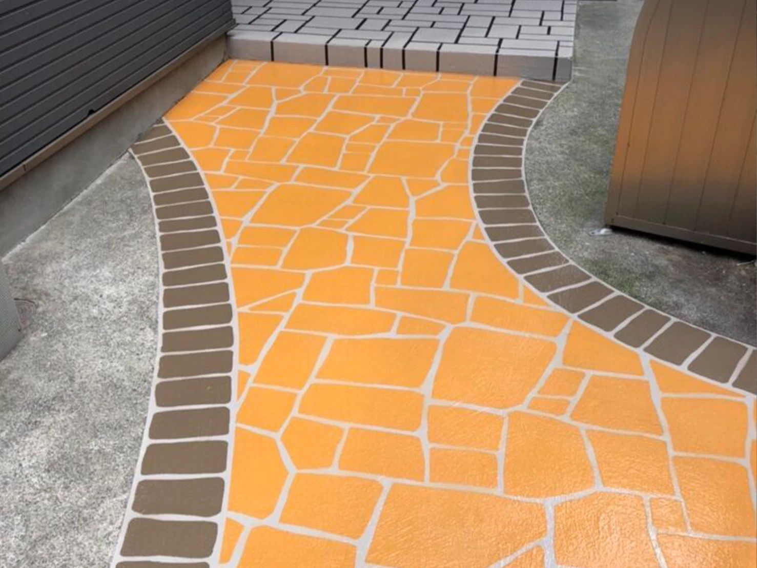 住宅のスプレーコンクリート