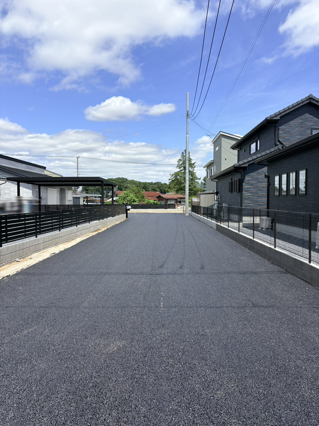 茨城県筑西市 住宅の舗装工事