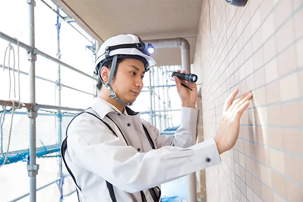 有資格者による下地からの丁寧な施工