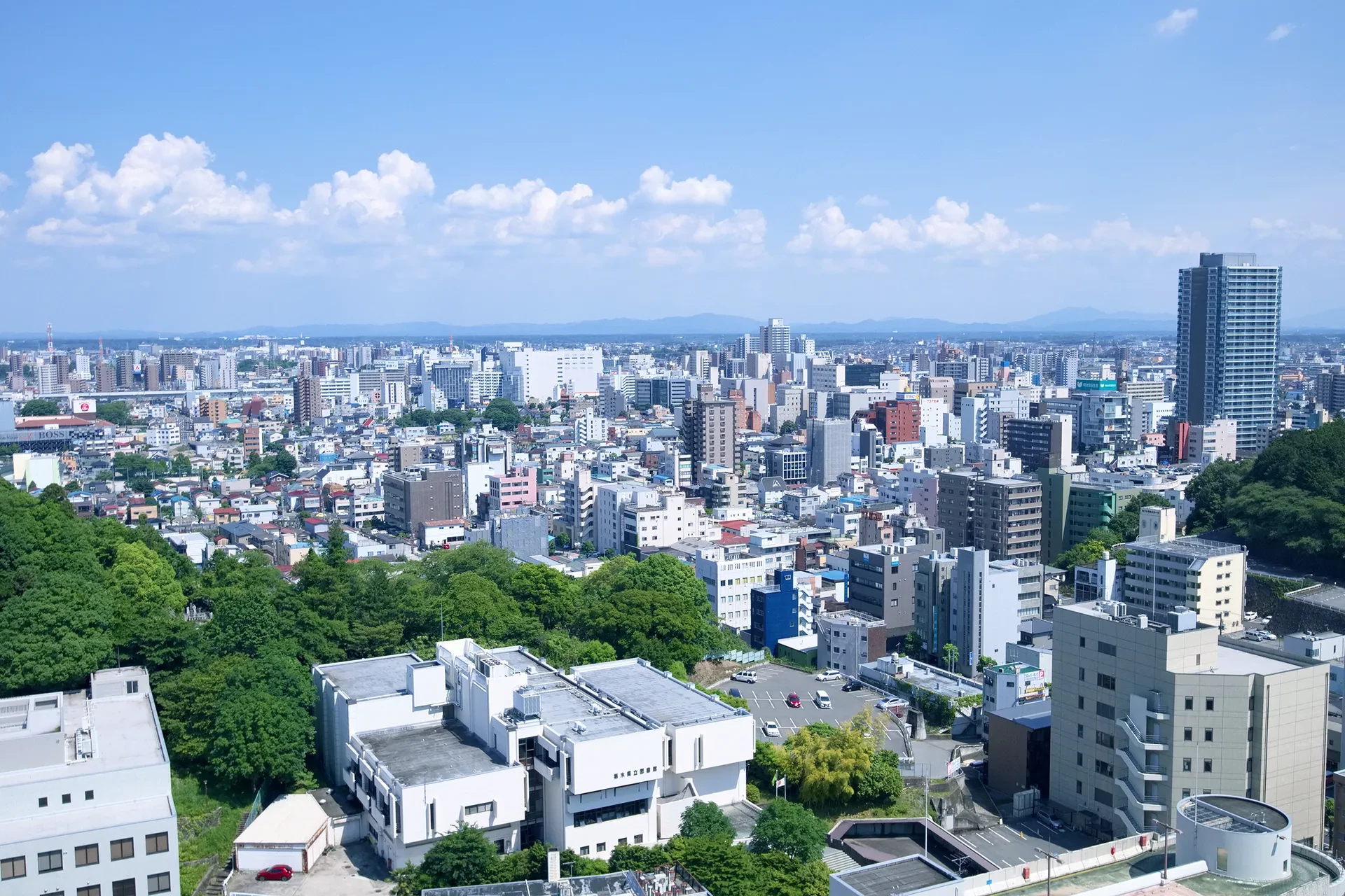 宇都宮の街並み