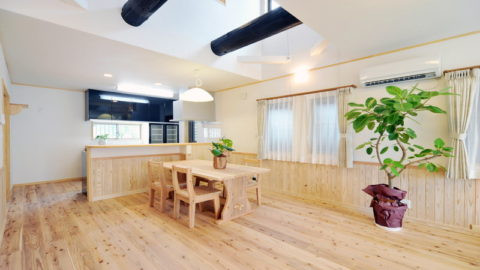 観葉植物のある部屋