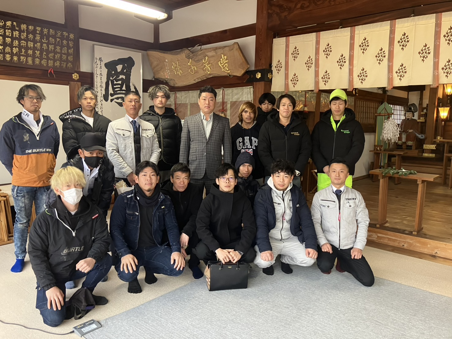 安全祈願祭を行ないました | 足場工事は大阪府八尾市のSTAGEM