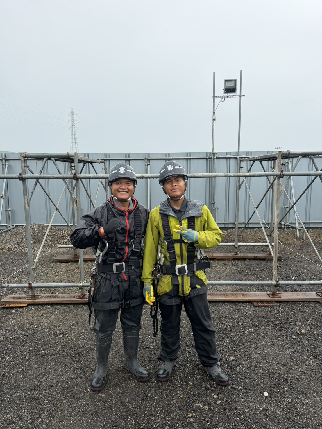技能実習生がとび技能検定基礎級に合格しました！